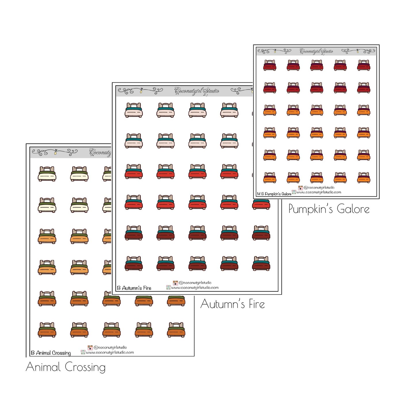 Bedding Stickers Home & Chores