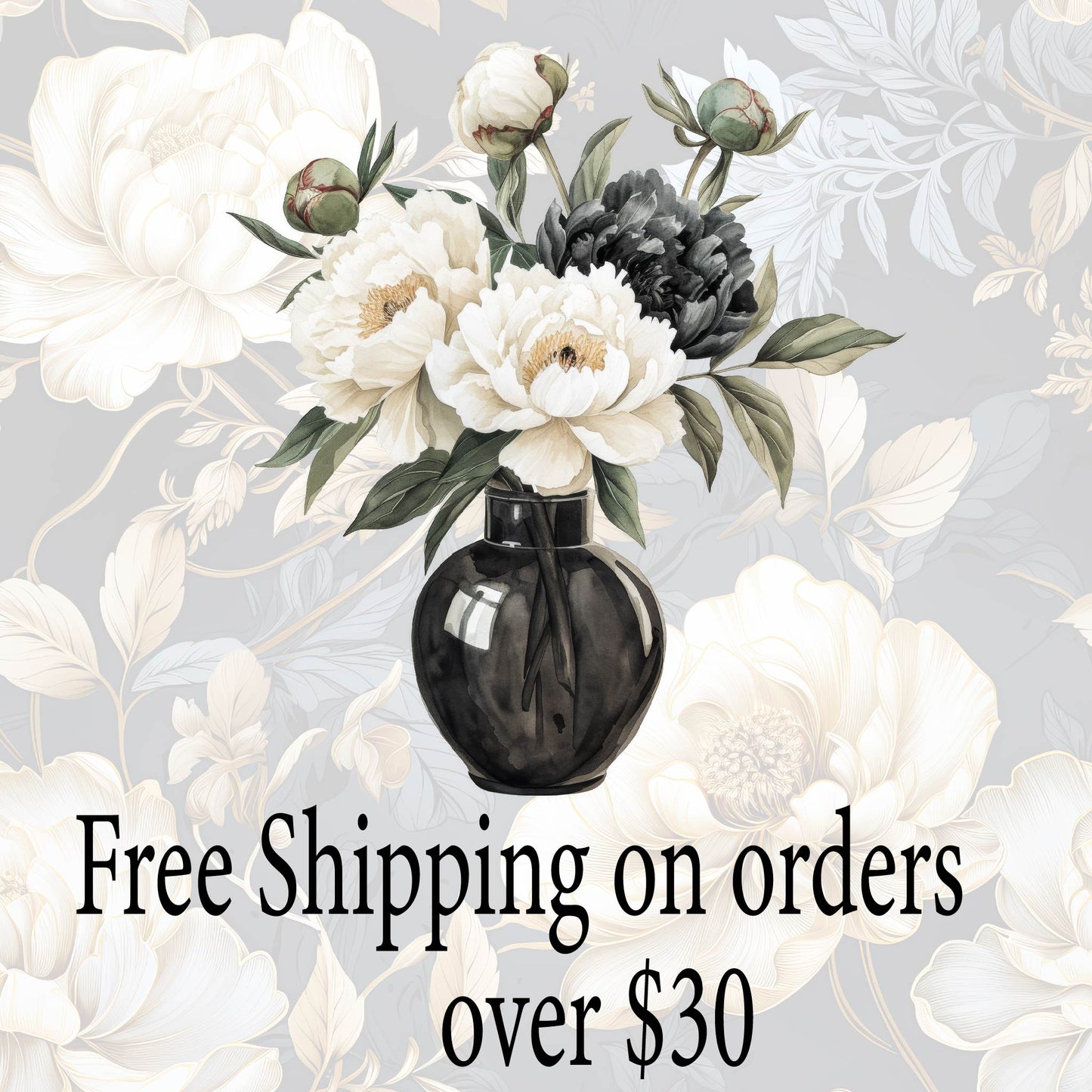 Dark Grey & White Roses Weekly Kit Planner Stickers | Elegant Floral Planning