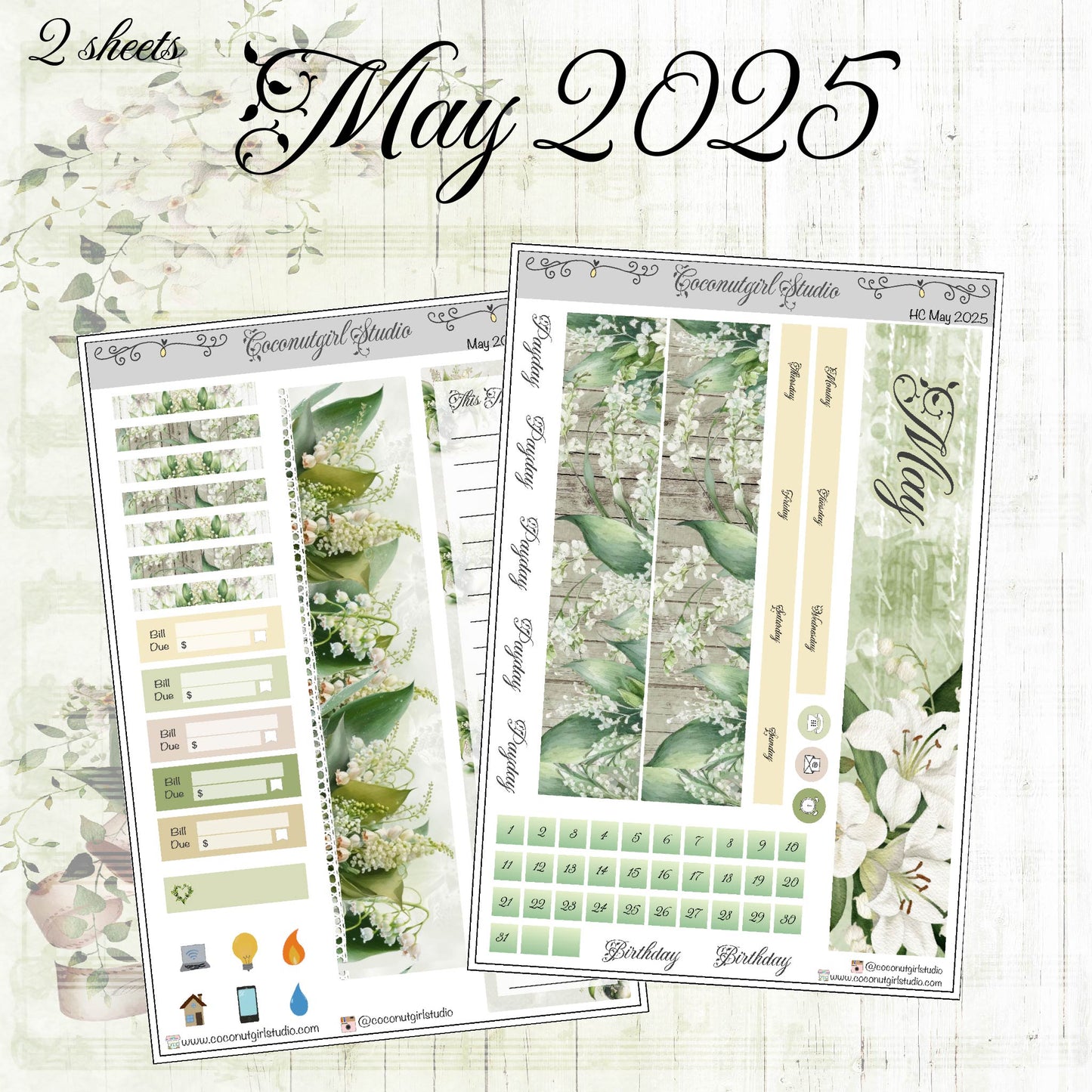 May 2025 Monthly Overview Kit