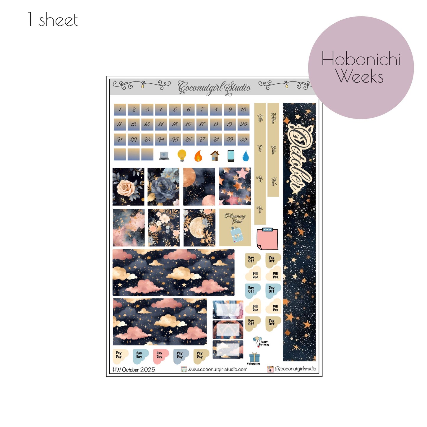 October 2025 Monthly Overview Kit