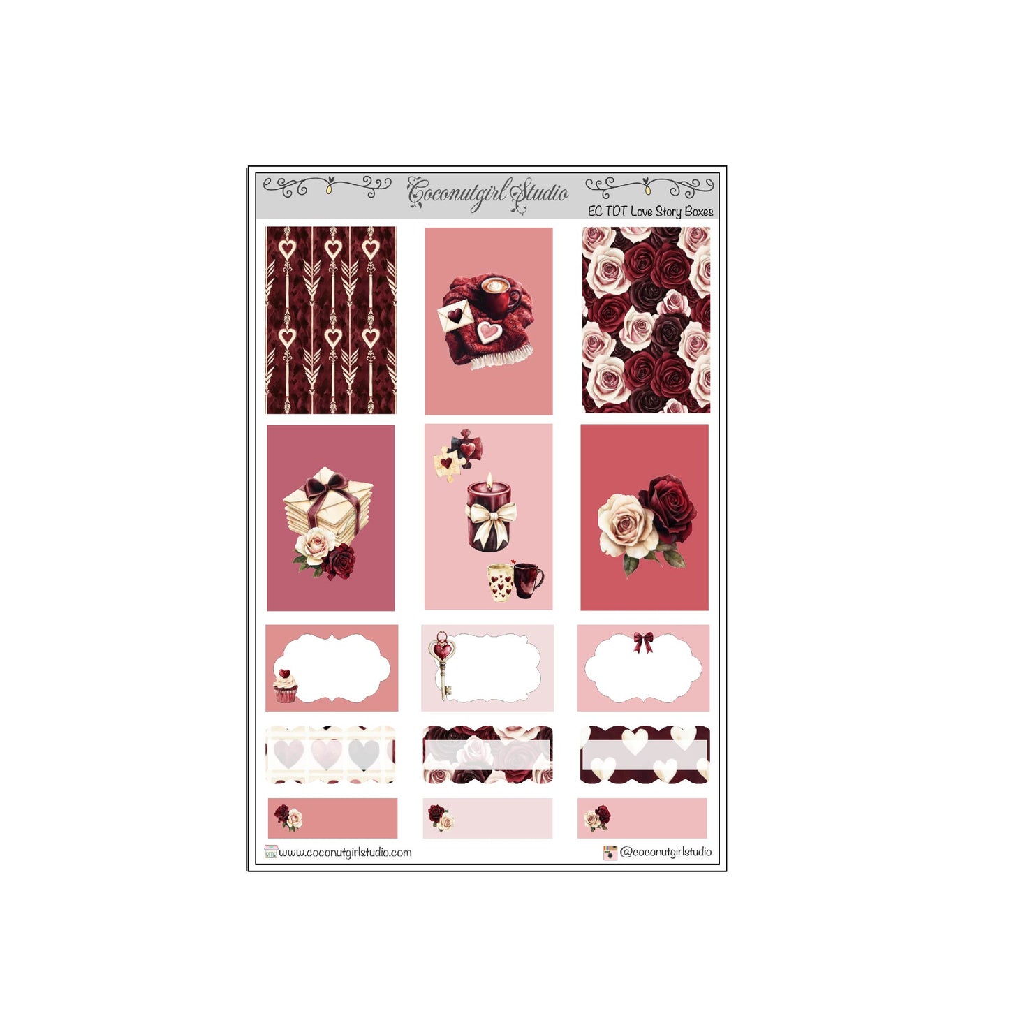 Two Dollar Tuesday Love Story Decorative Boxes