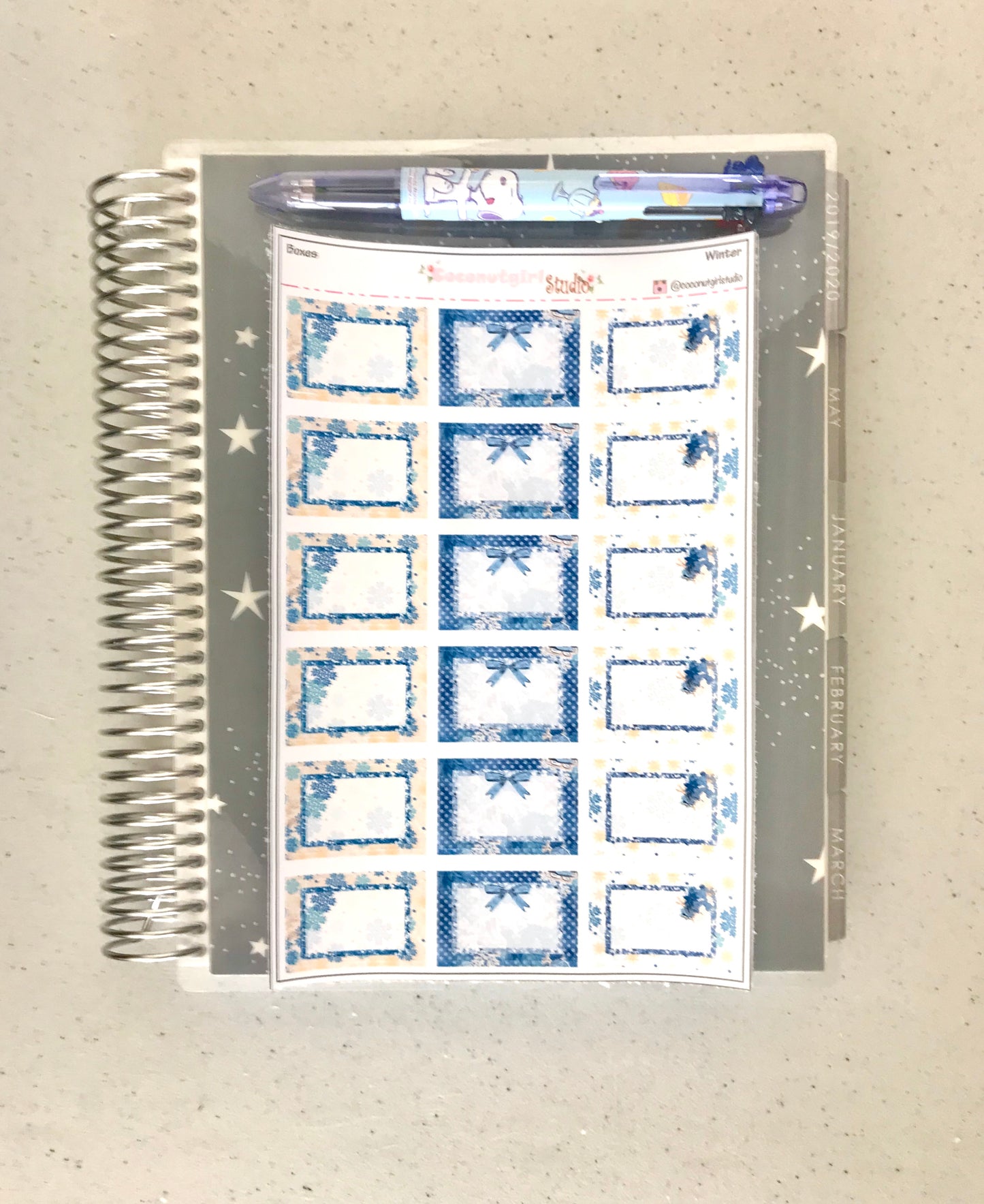 Winter Half Boxes