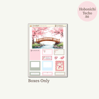 Sakura Daydream Cherry Blossom Planner Sticker Kit | Hobonichi Techo A6 Original