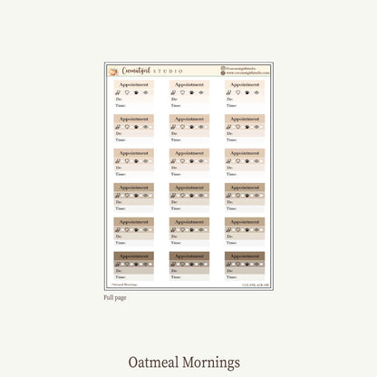 Appointment Reminder Stickers | Medical • Dental • Vet • Vision