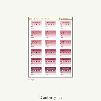 Appointment Reminder Stickers | Medical • Dental • Vet • Vision