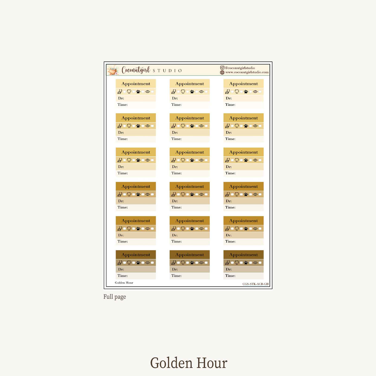 Appointment Reminder Stickers | Medical • Dental • Vet • Vision