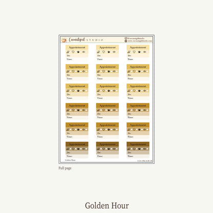 Appointment Reminder Stickers | Medical • Dental • Vet • Vision