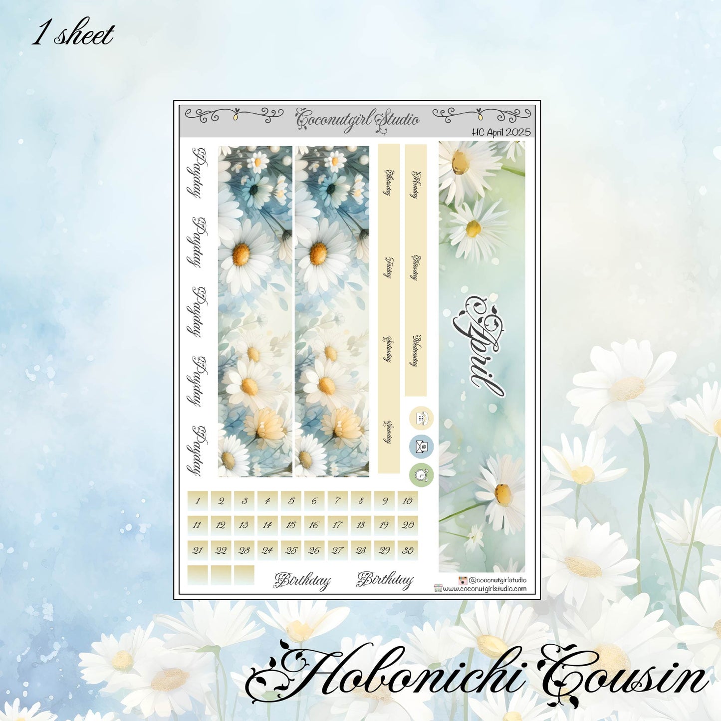 April 2025 Monthly Overview Kit