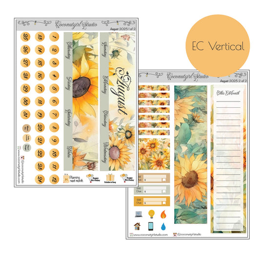 August 2025 Monthly Overview Kit