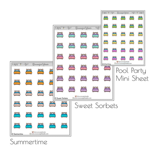 Bedding Stickers Home & Chores