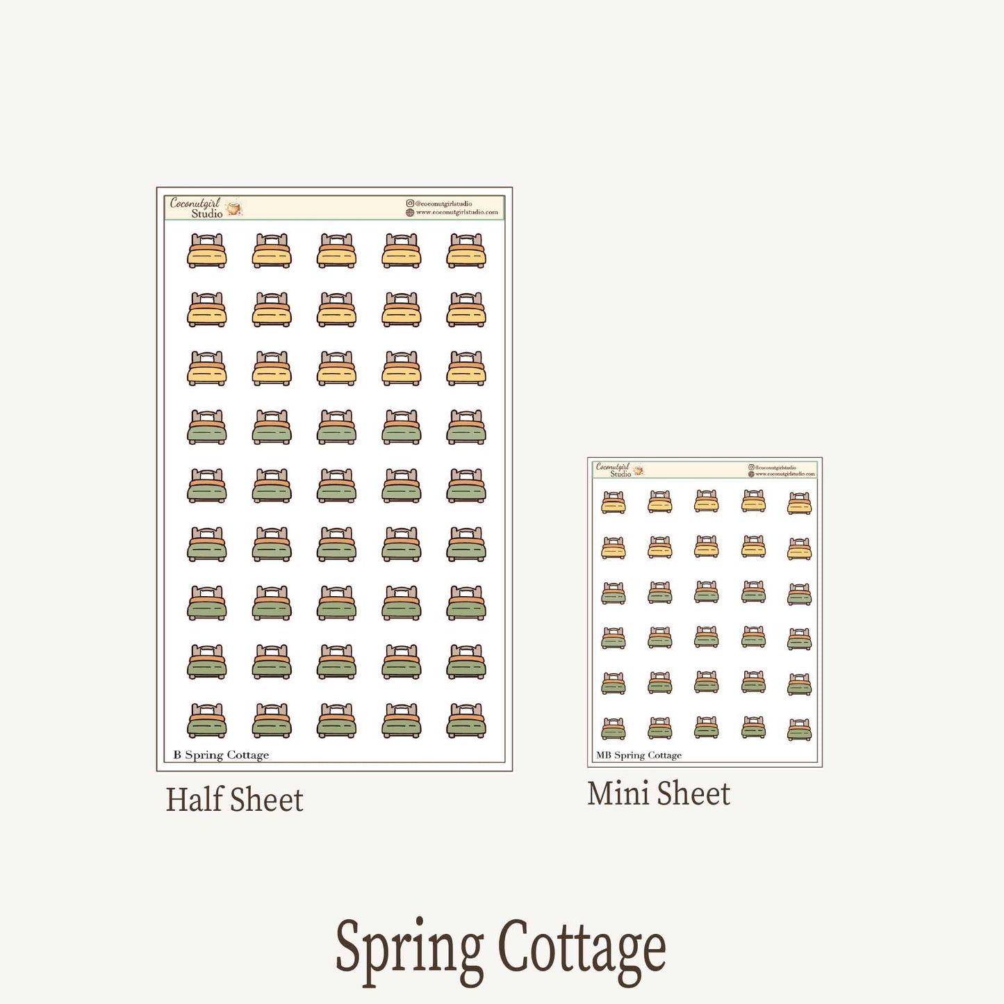 Bedding Planner Stickers – Laundry, Sheets & Cleaning Reminder Stickers for Planners
