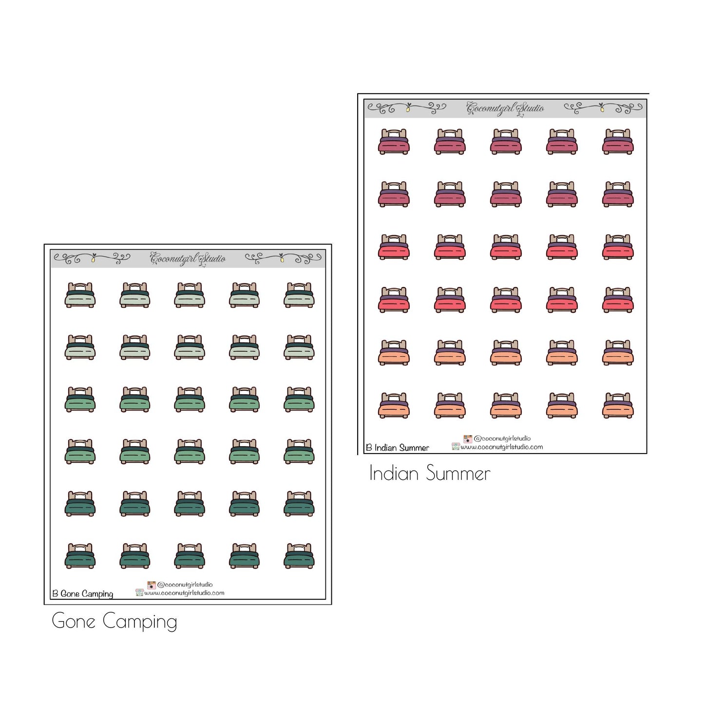 Bedding Stickers Home & Chores