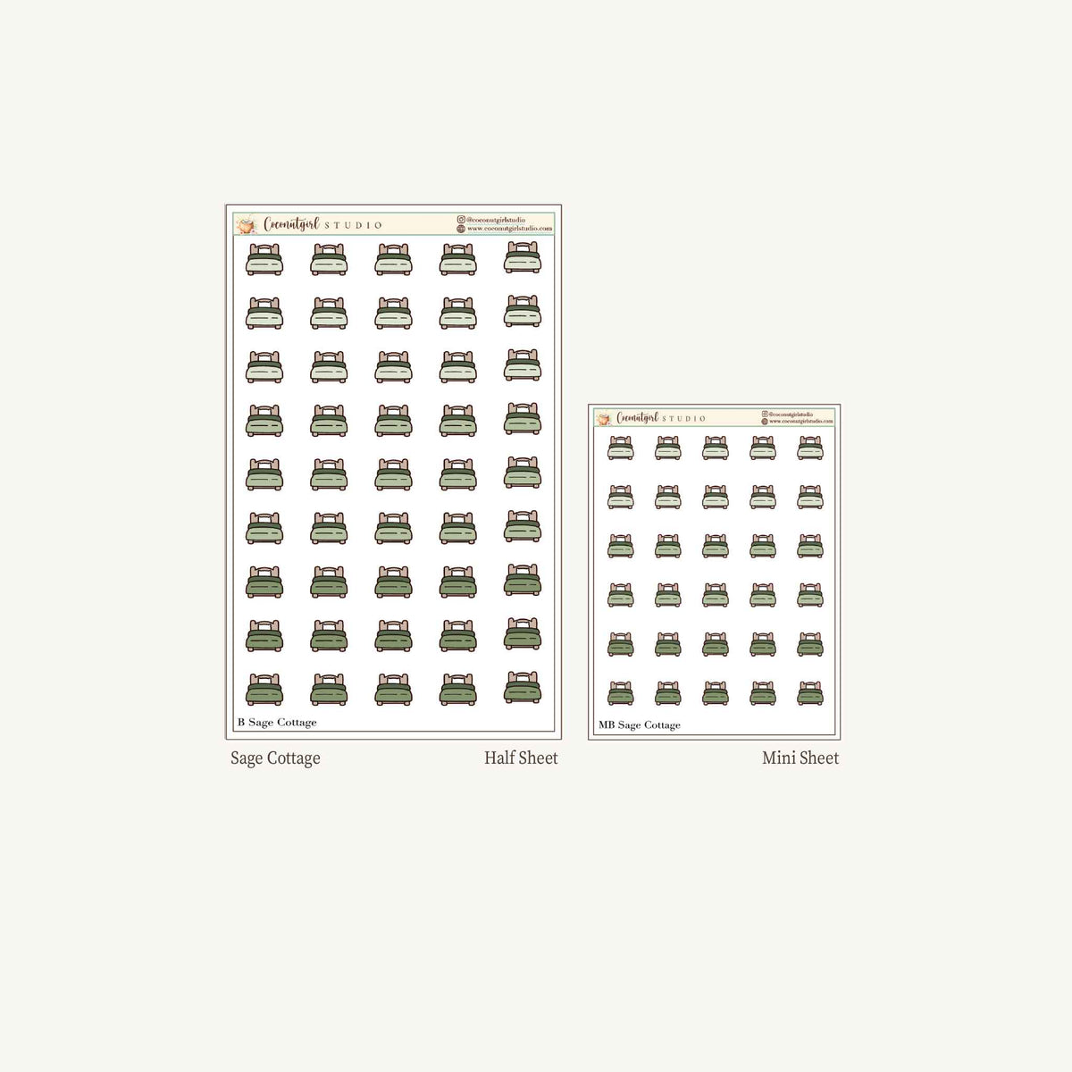 Bedding Planner Stickers – Laundry, Sheets & Cleaning Reminder Stickers for Planners