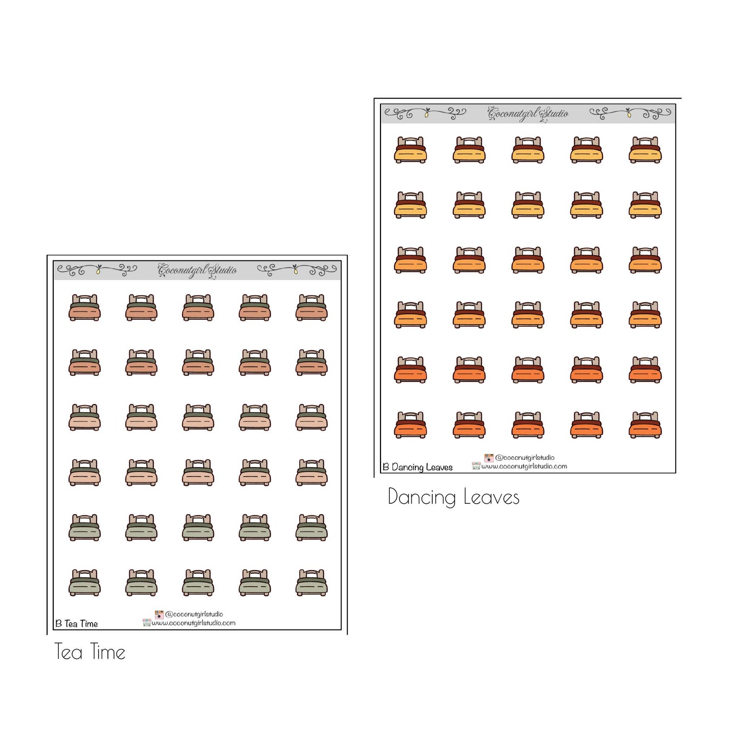 Bedding Stickers Home & Chores