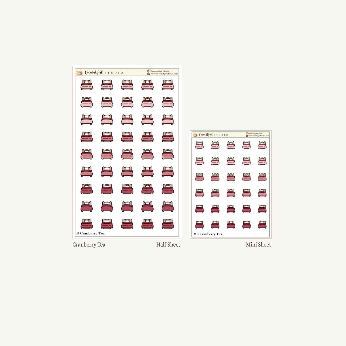 Bedding Planner Stickers – Laundry, Sheets & Cleaning Reminder Stickers for Planners
