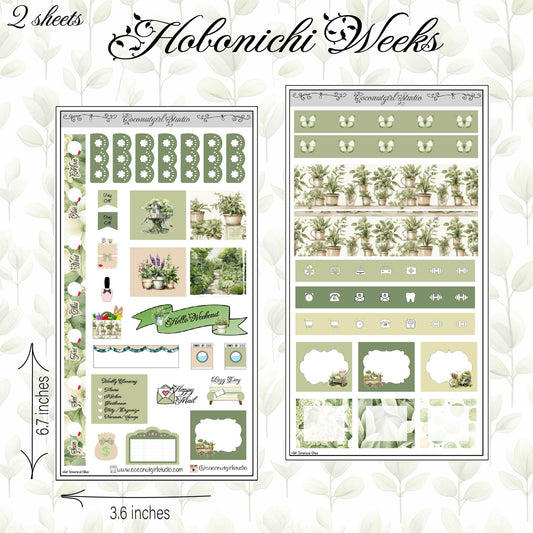 Botanical Bliss Hobonichi Weeks