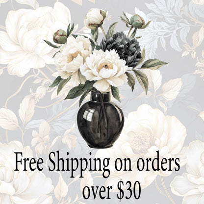 Dark Grey & White Roses Weekly Kit Planner Stickers | Elegant Floral Planning Blossoming Elegantly