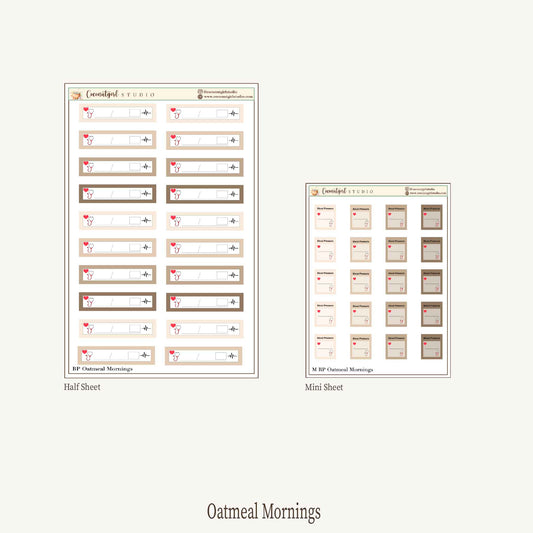 Blood Pressure Tracking Stickers