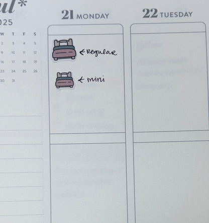 Bedding Planner Stickers – Laundry, Sheets & Cleaning Reminder Stickers for Planners