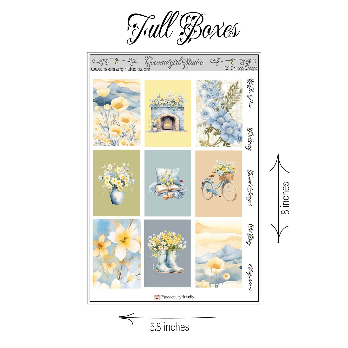Cottage Escape Weekly Kit