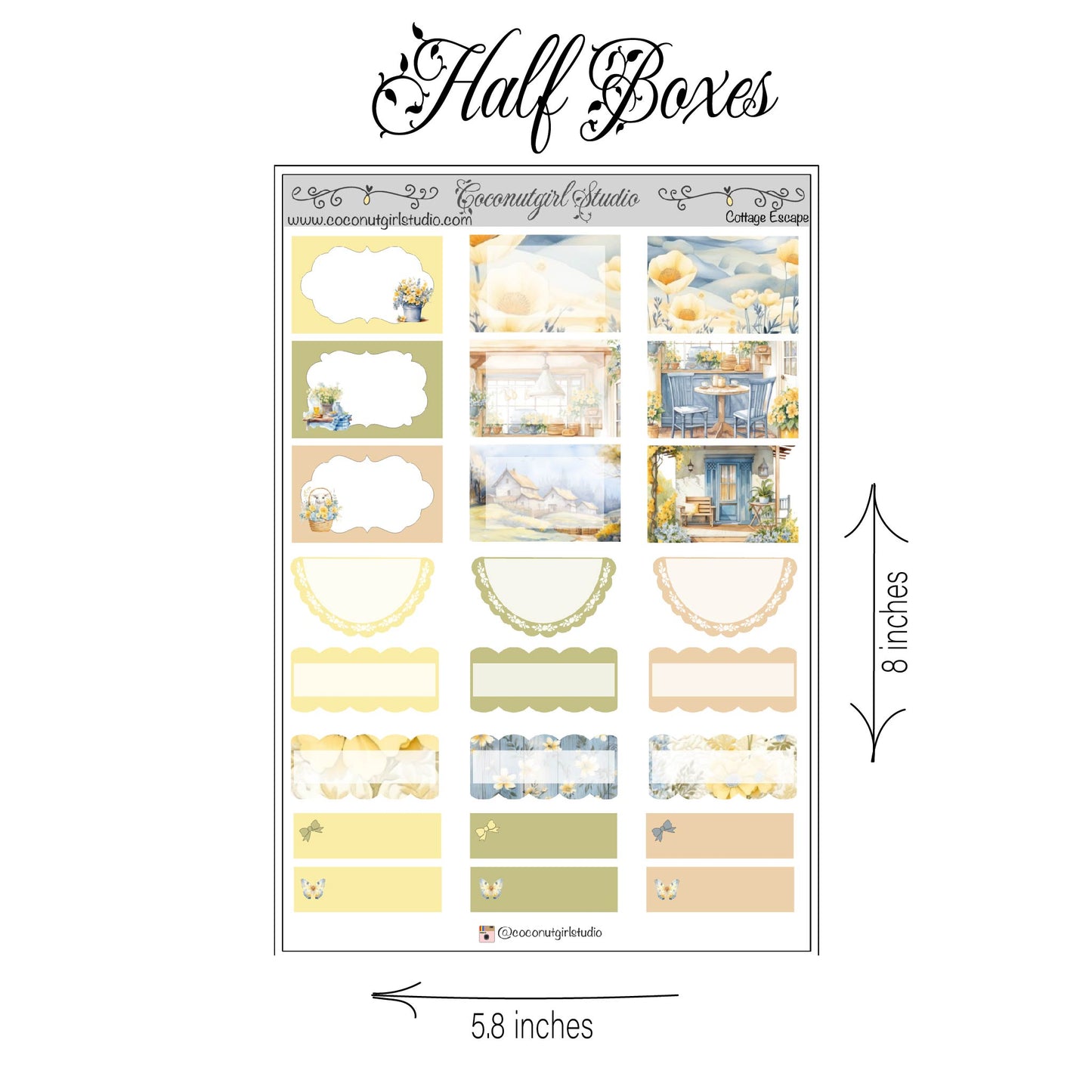 Cottage Escape Weekly Kit