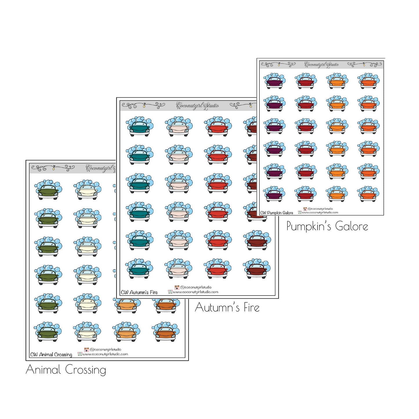 Car wash planner stickers Home & Chores