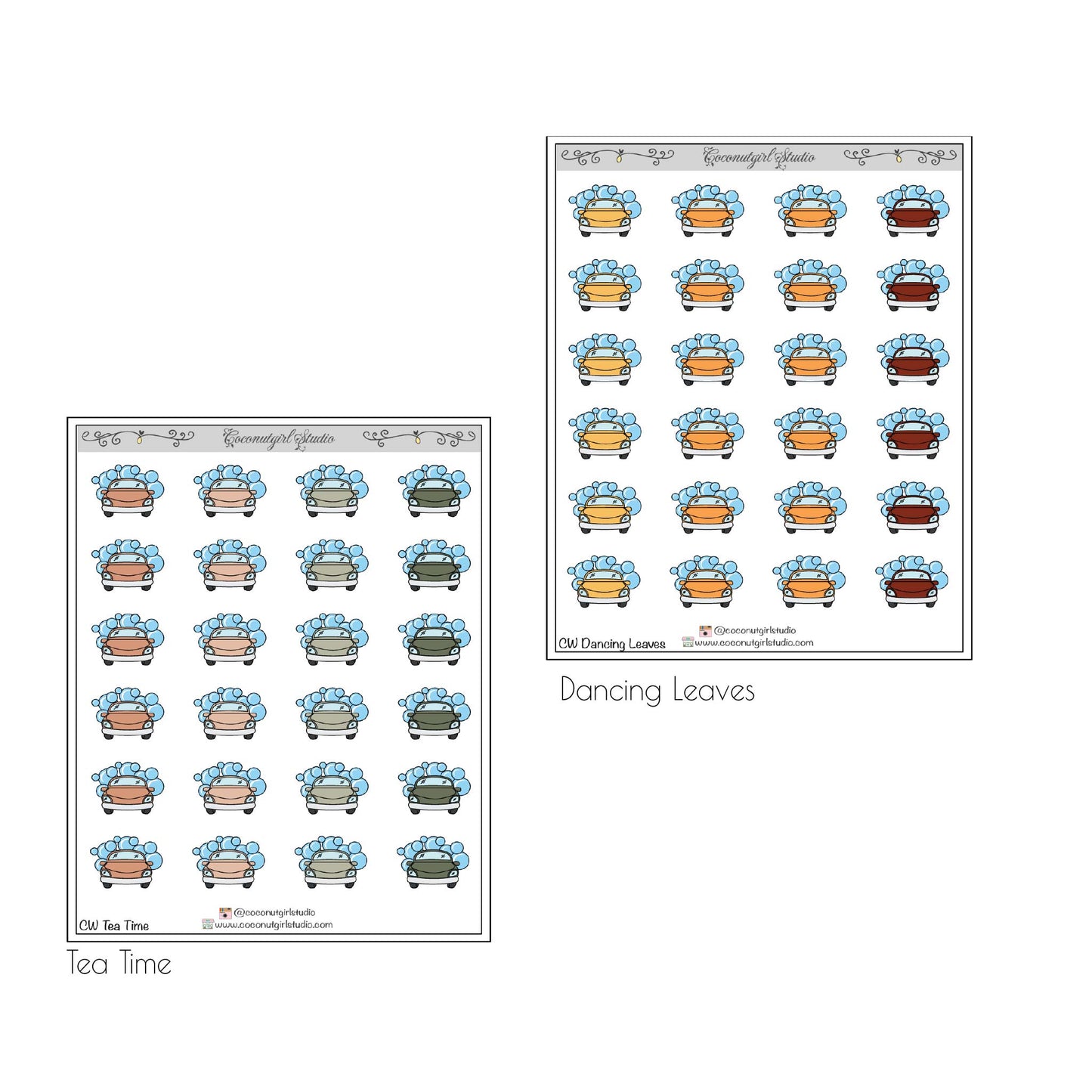 Car wash planner stickers Home & Chores