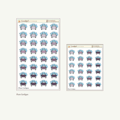 Car Wash Planner Stickers – Car Wash Reminder Labels for Weekly Planners & Journals