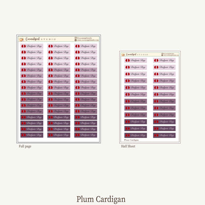 Dialysis Day Planner Stickers
