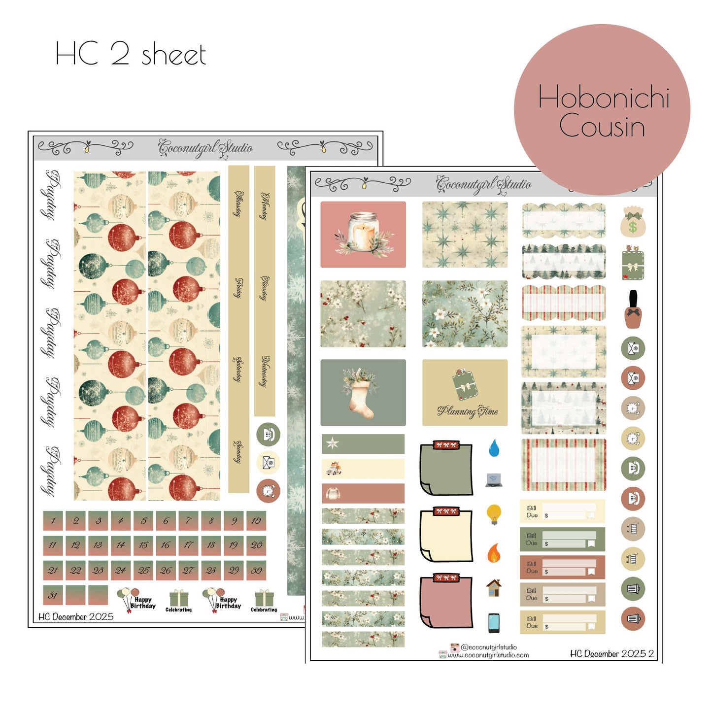 December 2025 Monthly Overview Kit