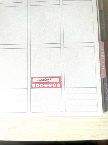 Habit Tracker Planner Stickers – Build Positive Daily Habits