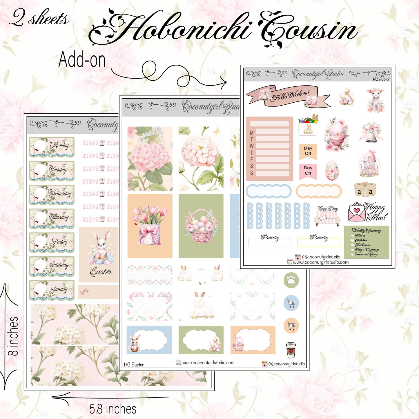 Easter Hobonichi Cousin