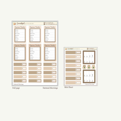 Expense Tracker & Budgeting Sticker Kit