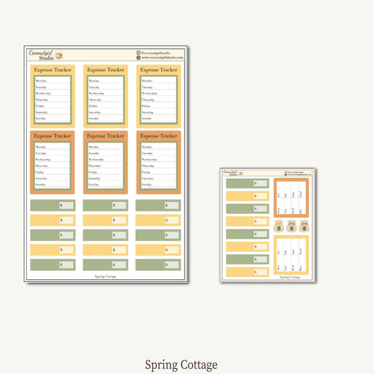 Expense Tracker & Budgeting Sticker Kit