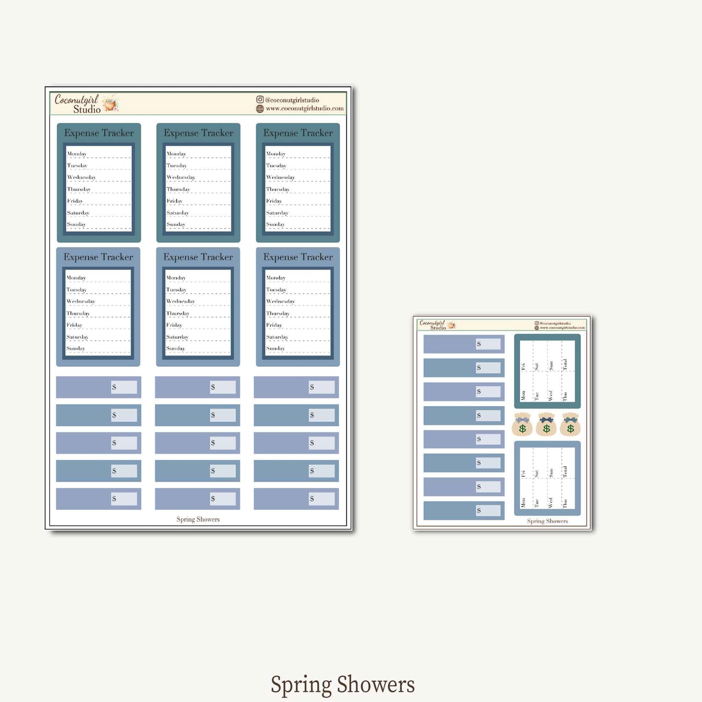 Expense Tracker & Budgeting Sticker Kit