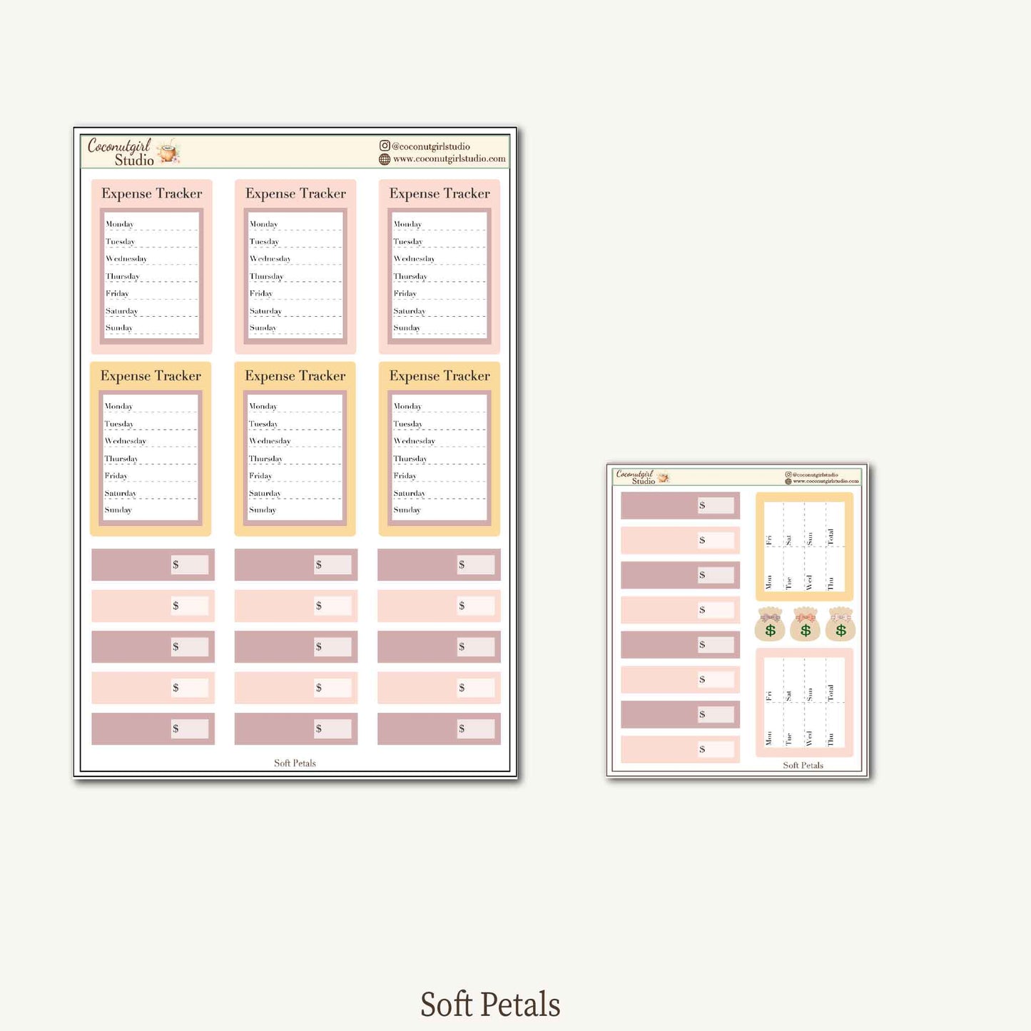 Expense Tracker & Budgeting Sticker Kit