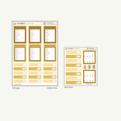 Expense Tracker & Budgeting Sticker Kit