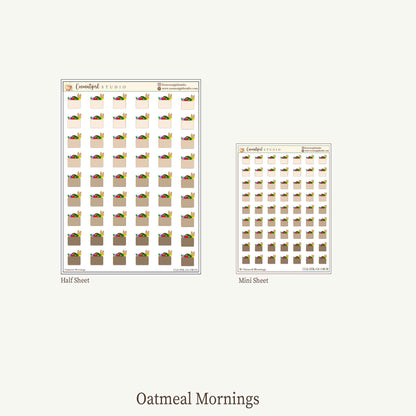 Grocery Shopping Stickers | Grocery List Planner Stickers | Errand & Meal Planning Icons | Functional Kawaii Stickers | Hobonichi Weeks EC Cousin