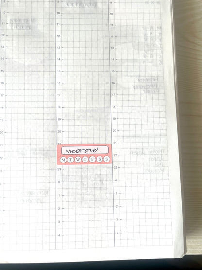 Habit Tracker Planner Stickers – Build Positive Daily Habits
