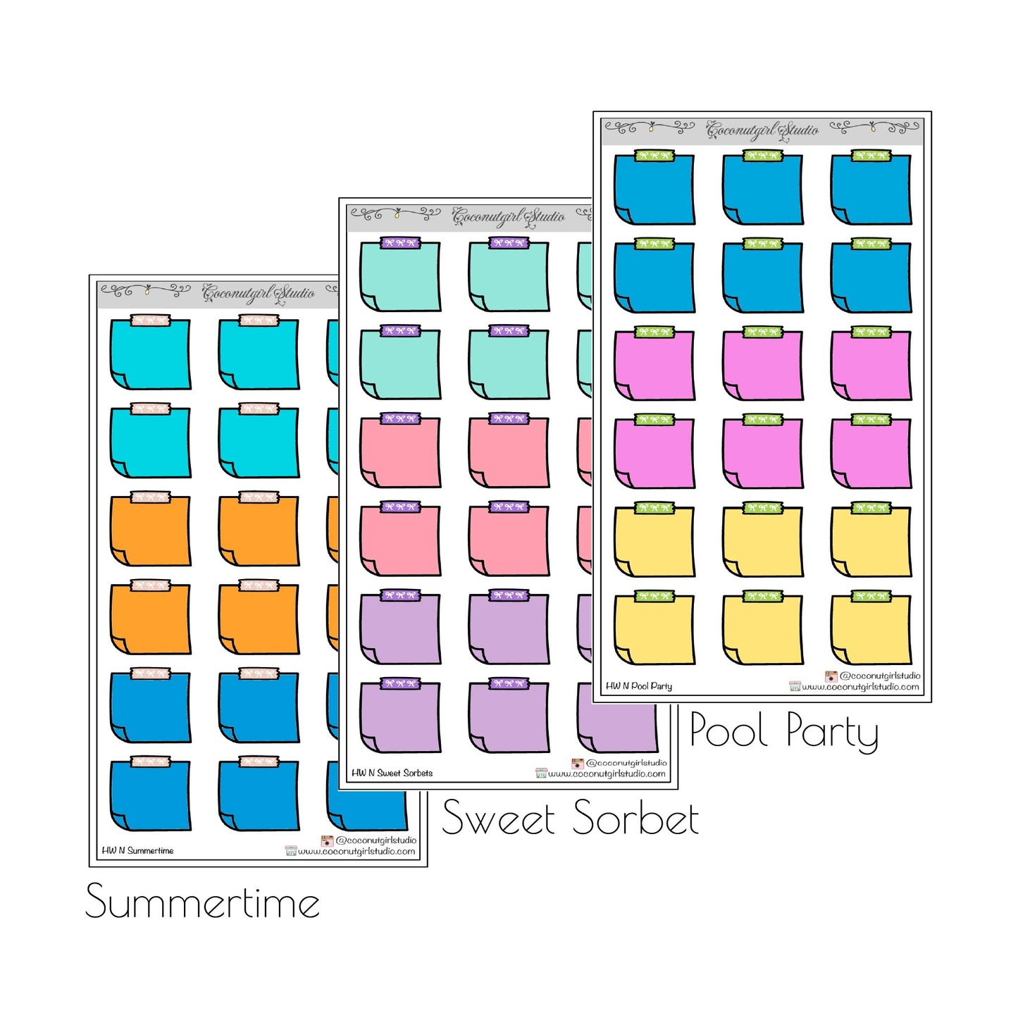 Reminder Note Planner Stickers Hobonichi Weeks