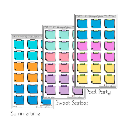 Reminder Note Planner Stickers Hobonichi Weeks