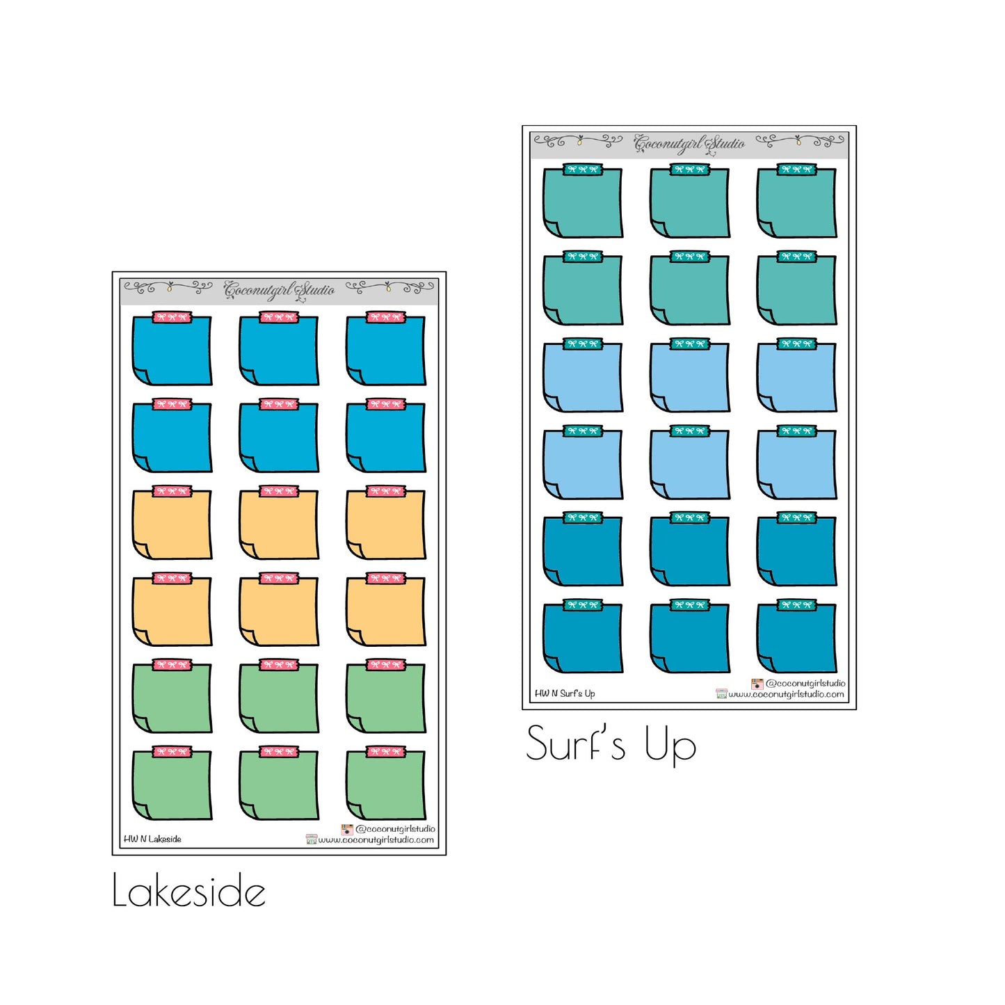 Reminder Note Planner Stickers Hobonichi Weeks