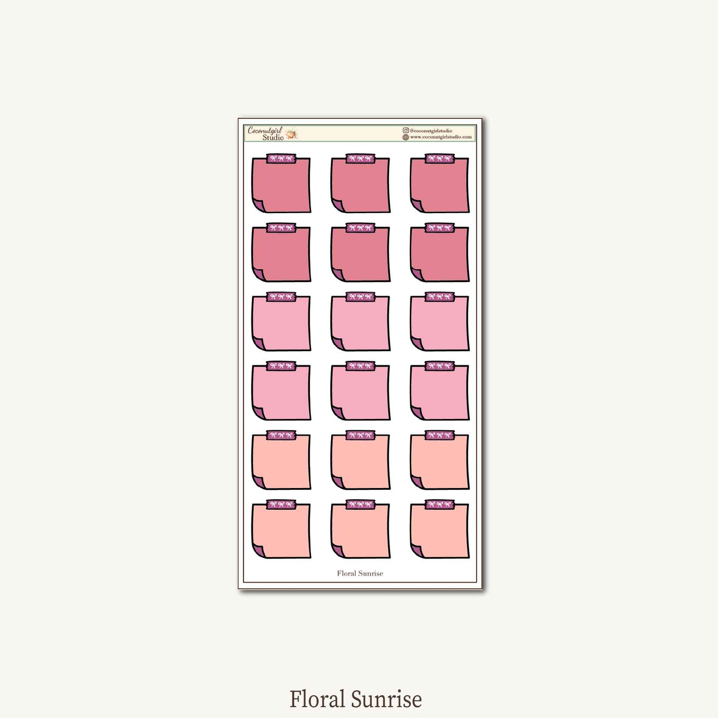 Reminder Note Planner Stickers Hobonichi Weeks