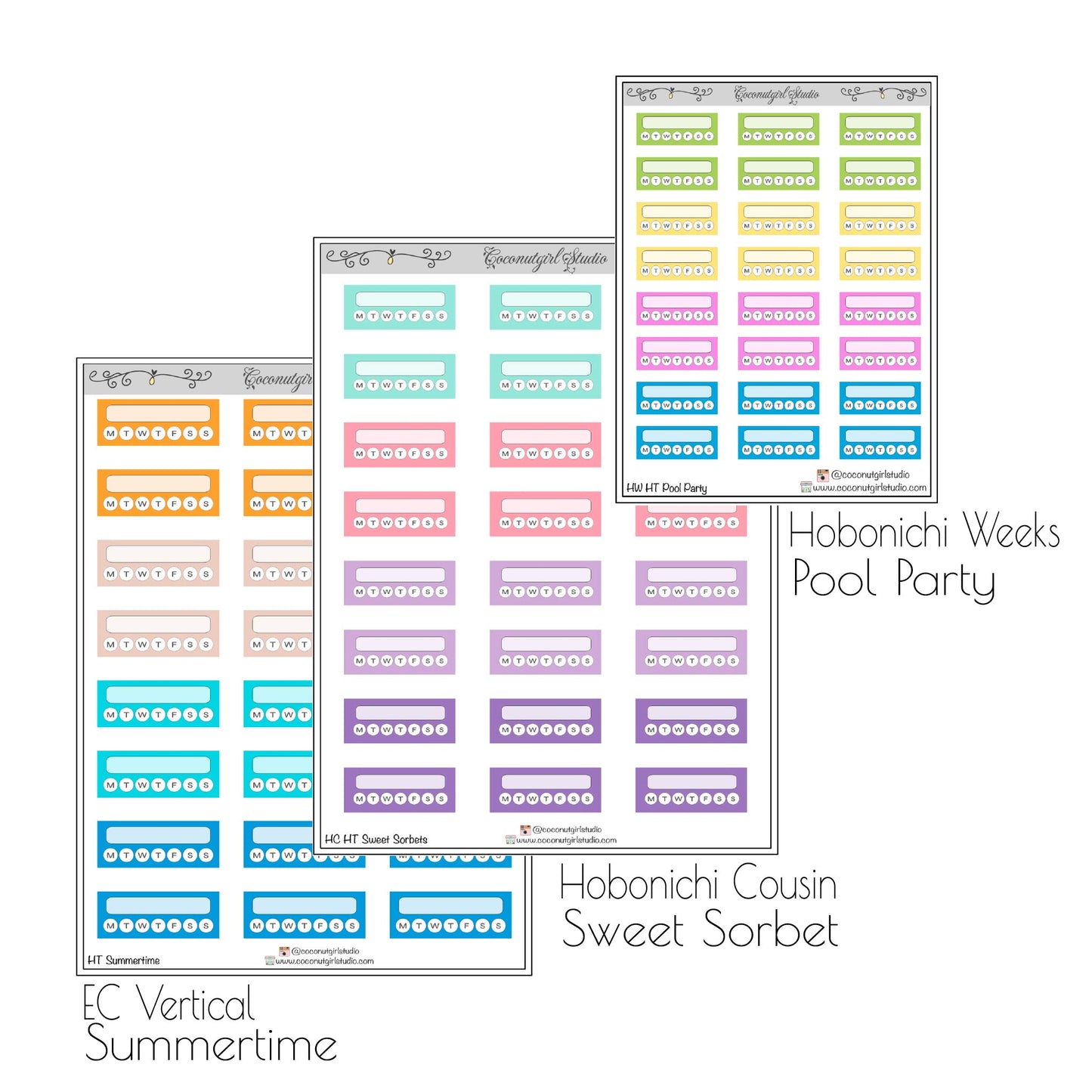 Habit Tracker planner stickers Self-Care / Fitness
