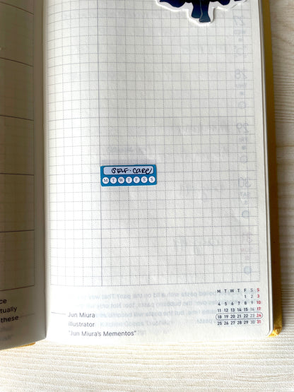 Habit Tracker Planner Stickers – Build Positive Daily Habits