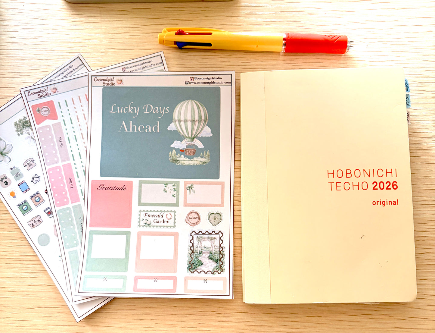Emerald Dreams  St Patricks Day Weekly Planner Sticker Kit - 6 Sheets - Vintage Garden & Sage Green Aesthetic