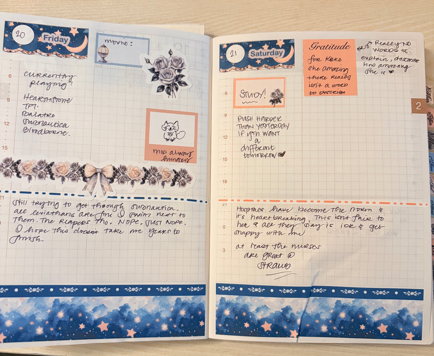 Starlit Serenade Planner Sticker Kit | Celestial Weekly Kit for Hobonichi, EC Vertical & Happy Planner