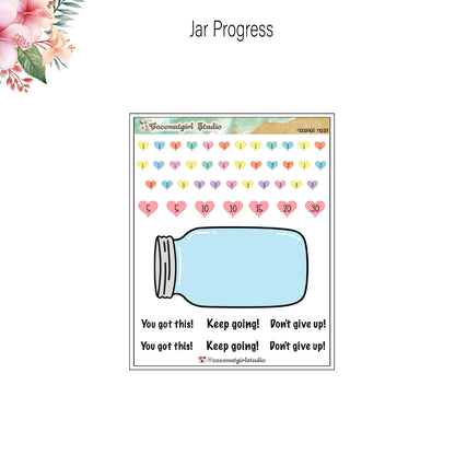 Weight Loss Tracking Planner Stickers – Fitness & Progress Stickers Healthier