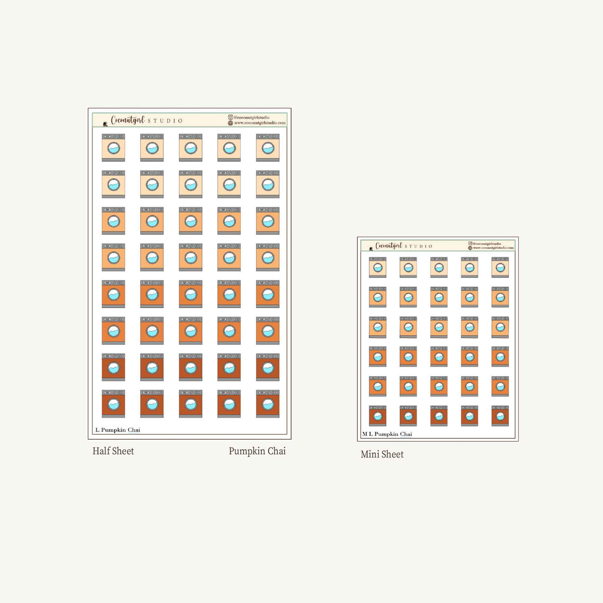 Laundry Planner Stickers | Wash Dry Fold Cleaning Planner Stickers | Laundry