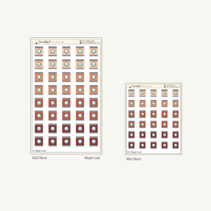 Laundry Planner Stickers | Wash Dry Fold Cleaning Planner Stickers | Laundry